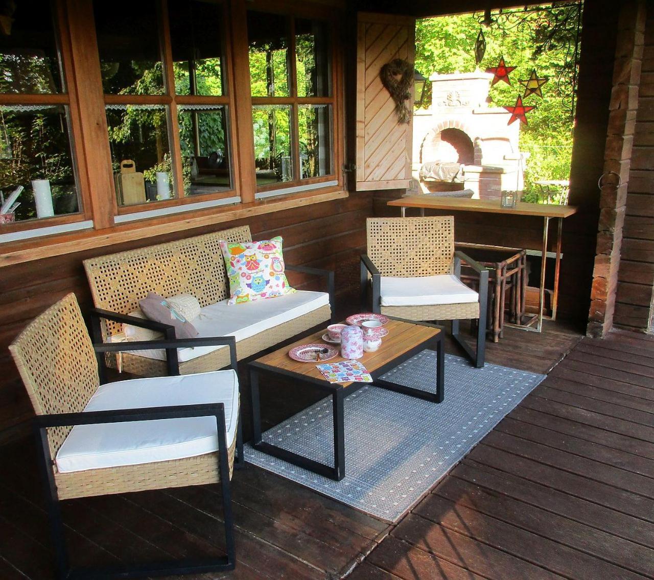 Ferienhaus Eulennest Hilders Экстерьер фото